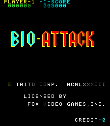 Bio Attack Title Screen